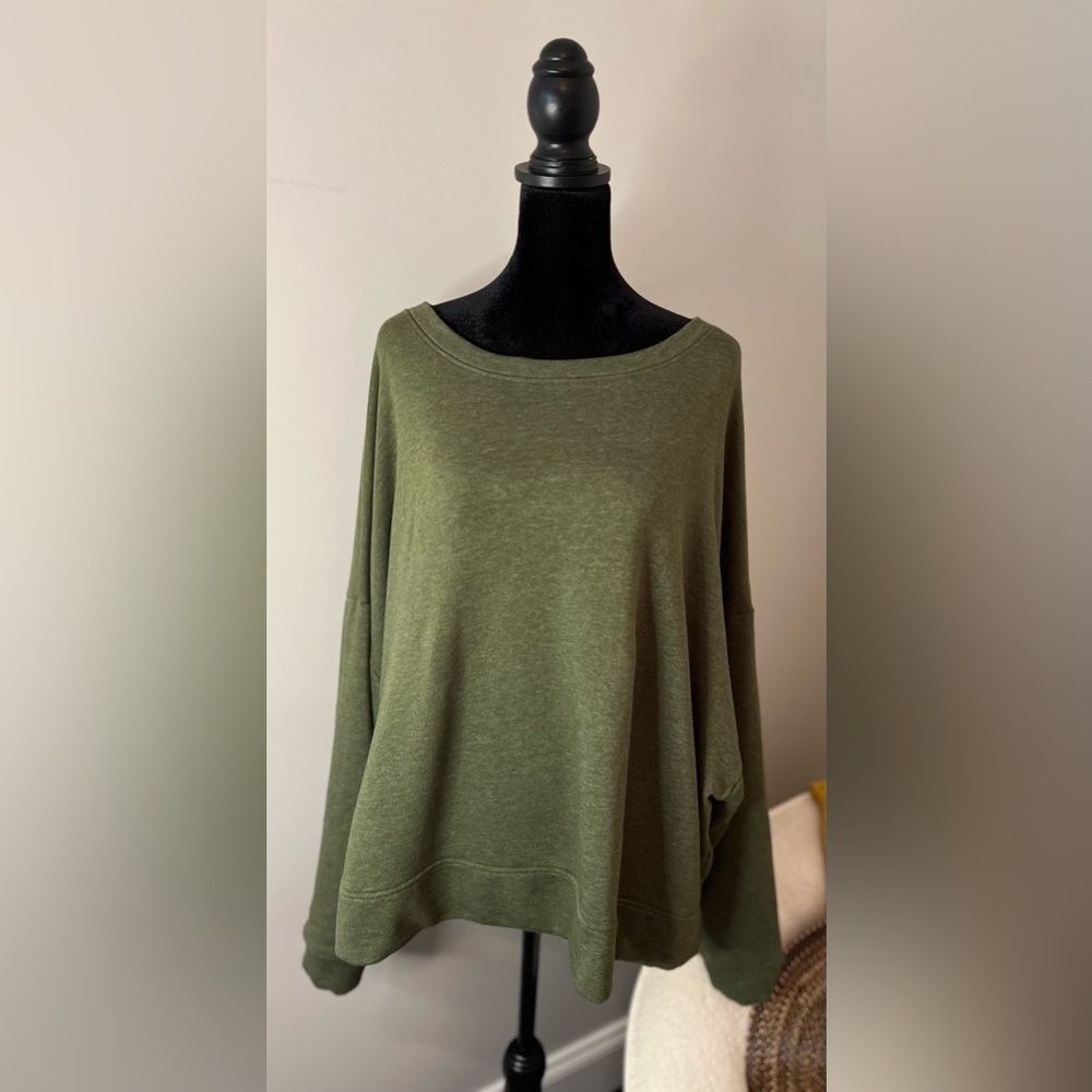 Comfy Oversize Olive Green Sweater 2XL